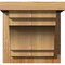 Ekena Millwork Mediterranean Rough Sawn Corbel w/Backplate, Western Red Cedar, 8"W x 8"D x 8"H COR08X08X08MED01RWR - alternate 4